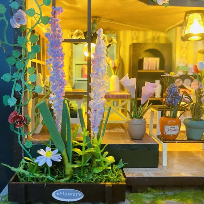 Miniaturhaus von Darcys Blumendomizil