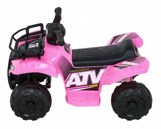 Elektrisches Kinderquad Storm Rosa mit MP3, USB und LED