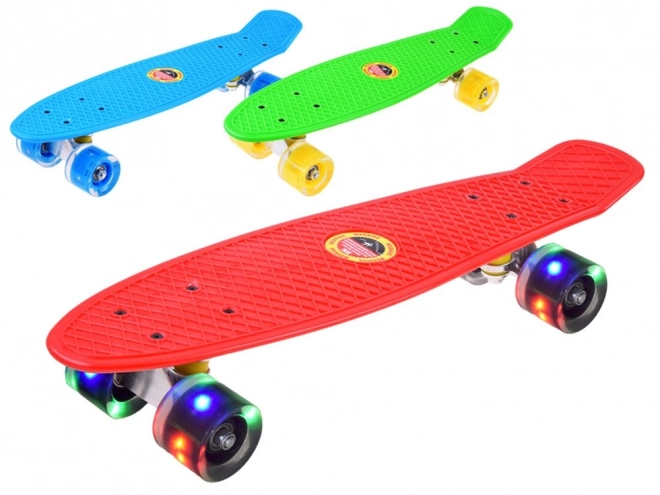 Funsport Skateboard mit Leuchtrollen