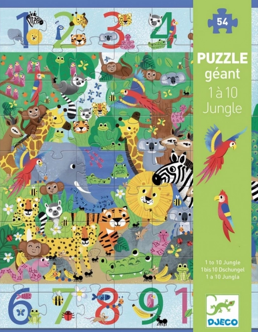 DJECO Puzzle Dschungel 54 Teile
