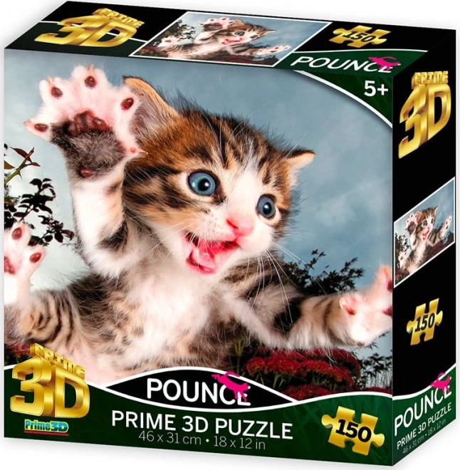 Prime 3D Puzzle Hüpfende Katze