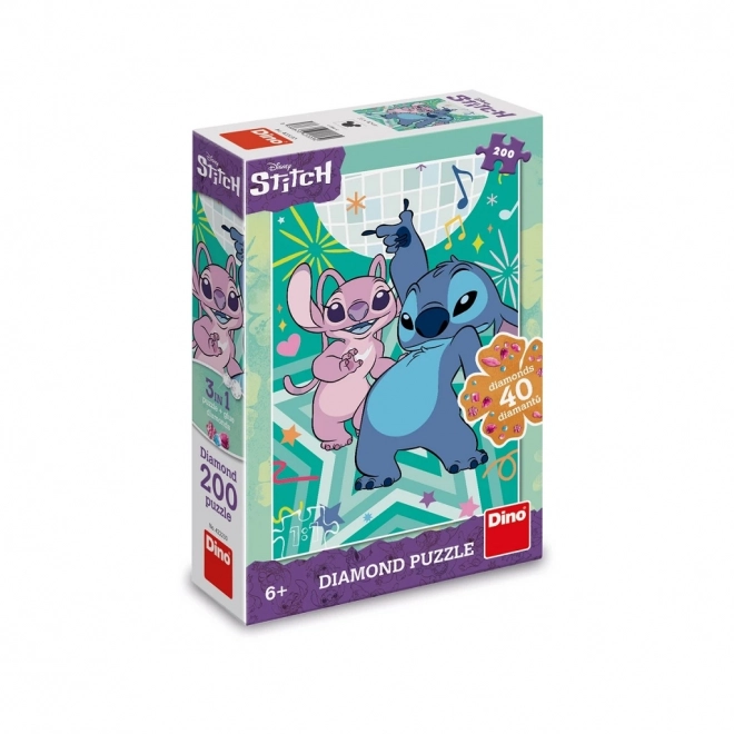 Stitch Puzzle mit Diamanten 200 Teile