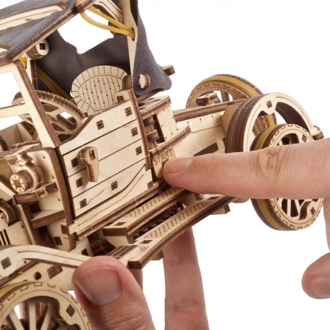 Ugears Historisches Automobil-Puzzle aus Holz