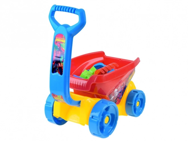 Kinder Spielzeug Sandwagen mit Spiderman Motiv