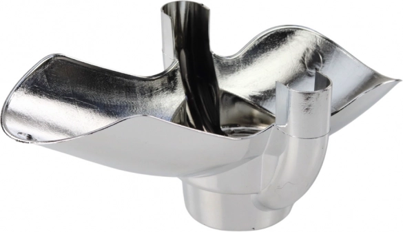 Elegantes silbernes Design