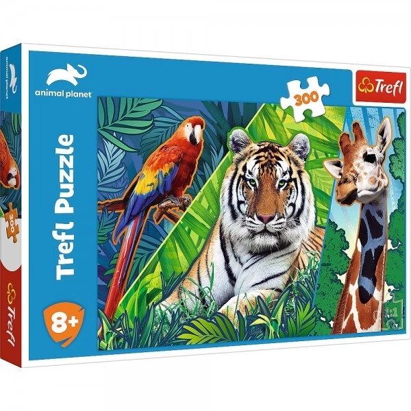 Puzzle TREFL Tierwelt: Wunderbare Tiere 300 Teile