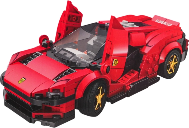 Konstruktionsset Rotes Sportauto