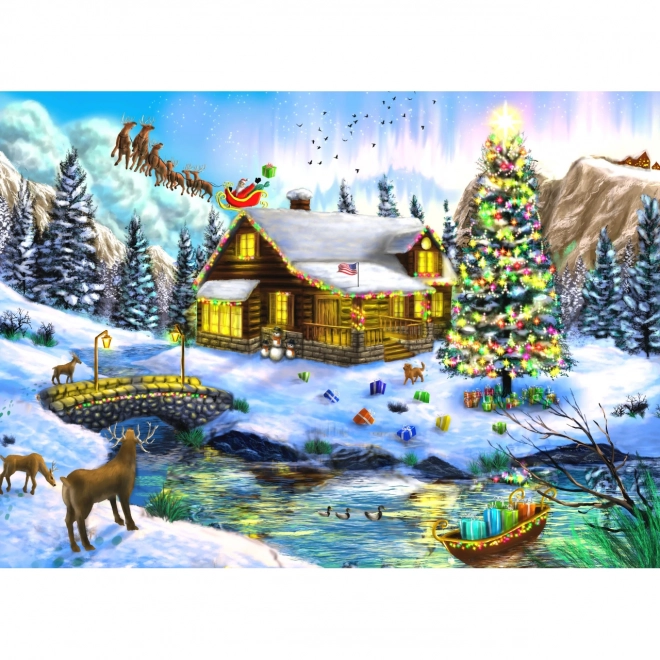 Weihnachtsszene Puzzle - 1000 Teile