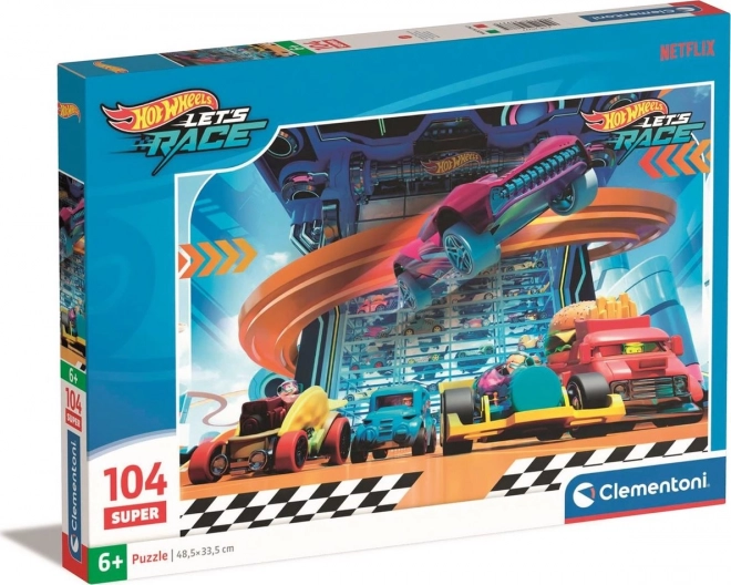 Clementoni Puzzle Hot Wheels 2, 104 Teile