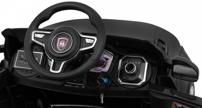 Elektrisches Sportauto Rapid Racer schwarz