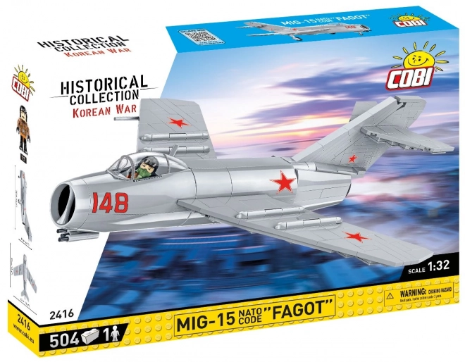 MIG-15 Fagot Modellflugzeug Bausatz