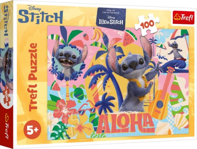 Puzzle Stitch und Freunde in Aktion 100 Teile