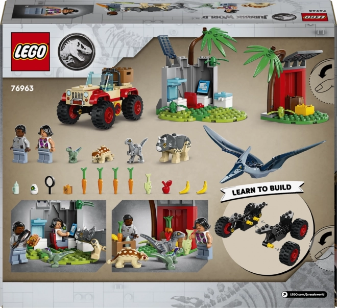 Lego Jurassic World Rettungszentrum für kleine Dinosaurier