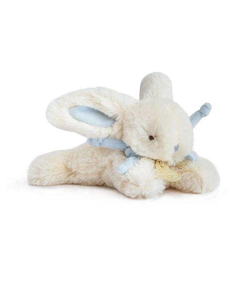 Doudou Geschenkset - Kuschelhase Blau 16 cm