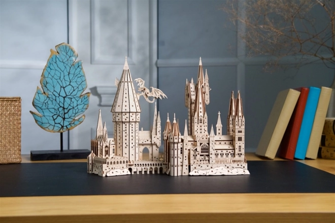 Ugears 3D Holzmechanik-Puzzle Schloss Hogwarts, Harry Potter