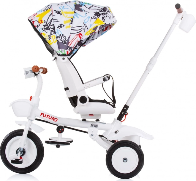CHIPOLINO Dreirad mit Verdeck Futuro 2v1 Graffiti
