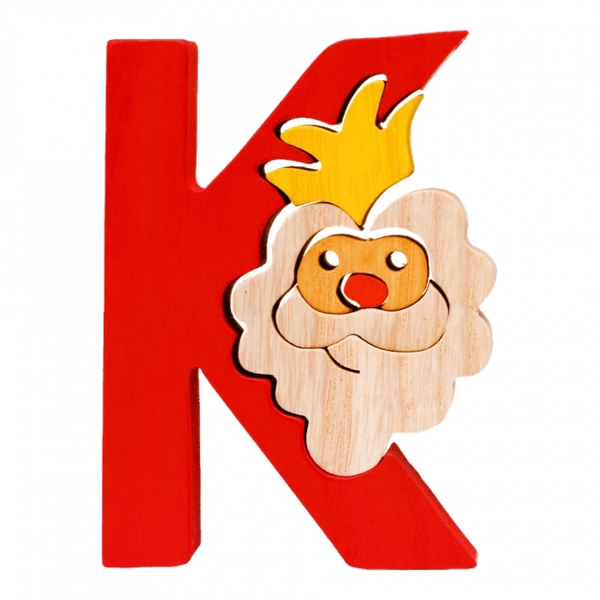 Fauna Alphabet Buchstabe K König