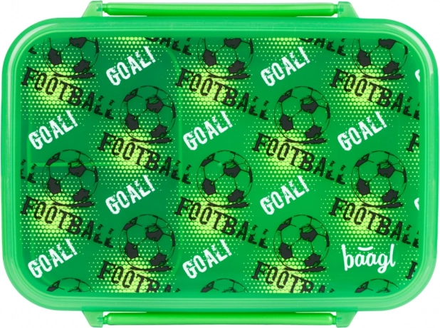 Baagl Brotbox Fußball mit Fächern