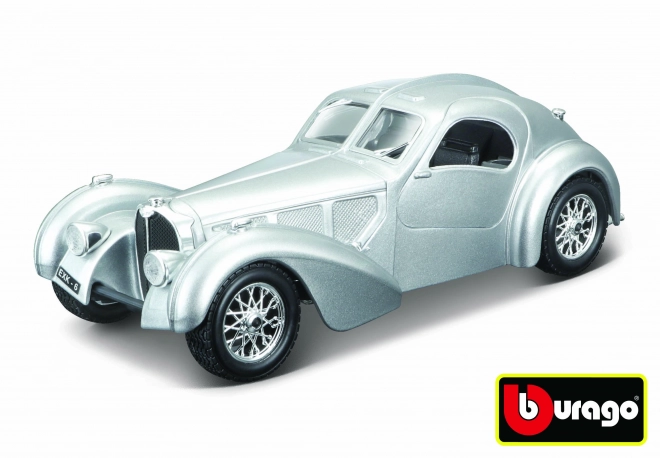 Bburago Bugatti Atlantic Silber Modellauto