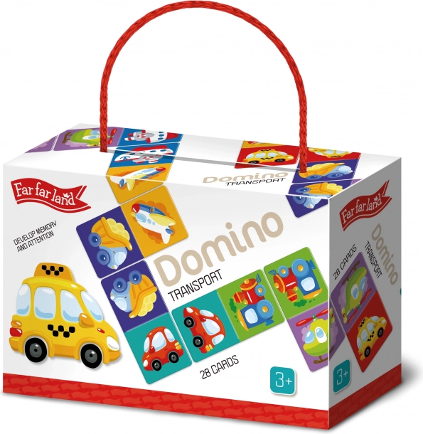 Far Far Land Domino mit Bildern - Transport