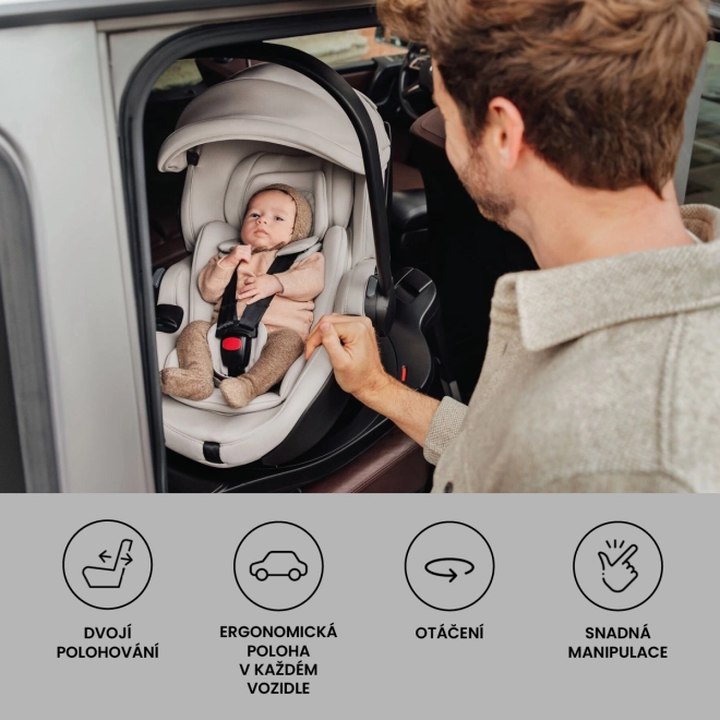 Autokindersitz Baby-Safe Pro Lux mit Vario Base 5Z in Soft Taupe