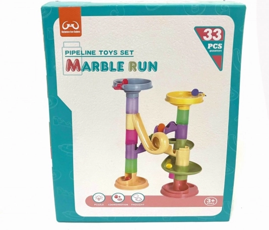 Murmelbahn für Kinder, 33 Teile