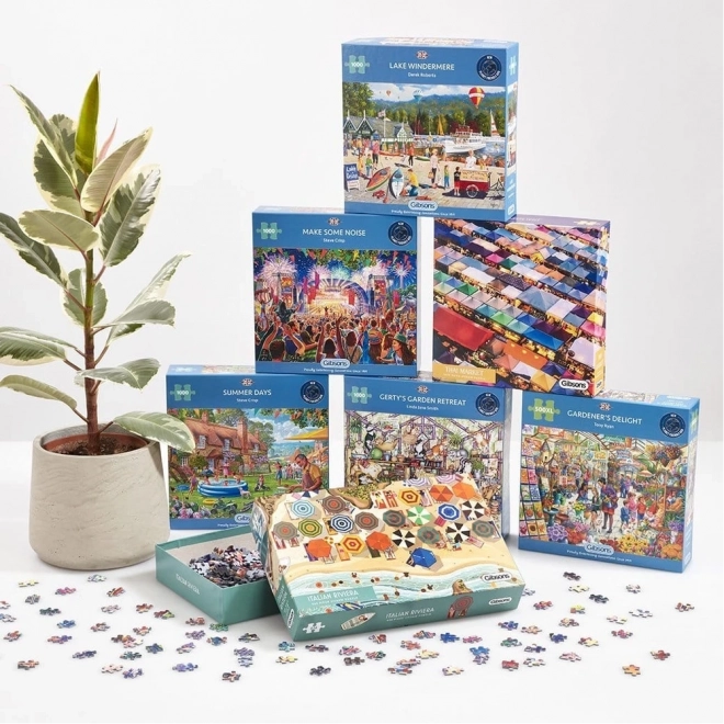 Gibsons Thailändischer Markt Puzzle 1000 Teile