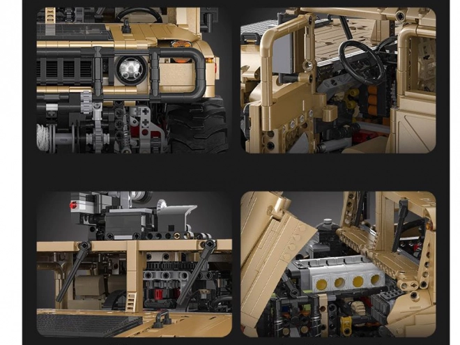 Großes Humvee Konstruktions-Set im Maßstab 1:18