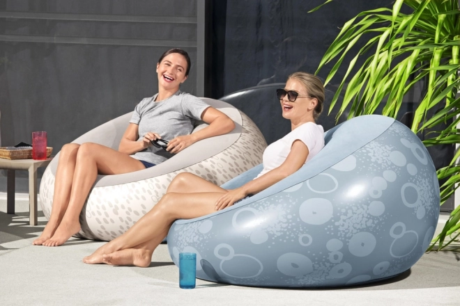 Aufblasbarer blauer Sessel Bestway