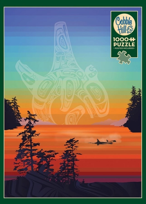 Barvy der Salishküste Puzzle - 1000 Teile