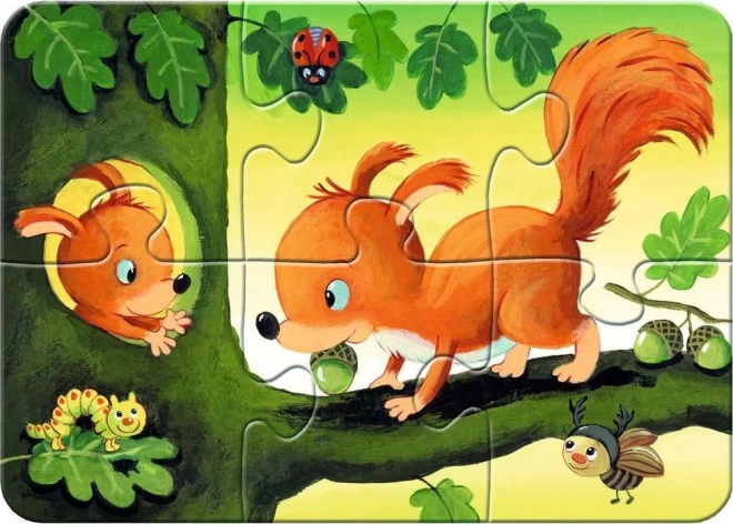 Mein erstes Puzzle Waldtiere 4in1