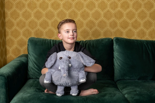 Cozy Noxxiez Elefant - Wärmendes Kuschelkissen 3-in-1