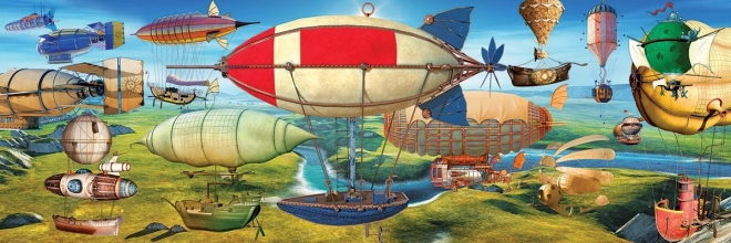 Panorama-Puzzle Großes Rennen 1000 Teile