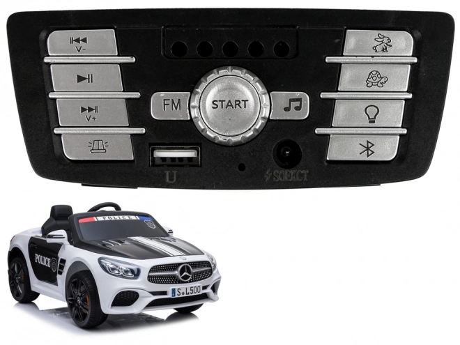 Musikpanel für Mercedes SL500 Polizei Fahrzeug