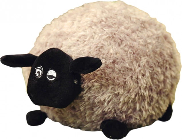 Plüschspielzeug Schaf hellbraun mit lockiger Wolle 20cm