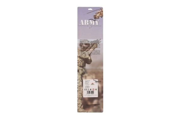 Klapperndes Plastikgewehr mit Pistole 66 cm