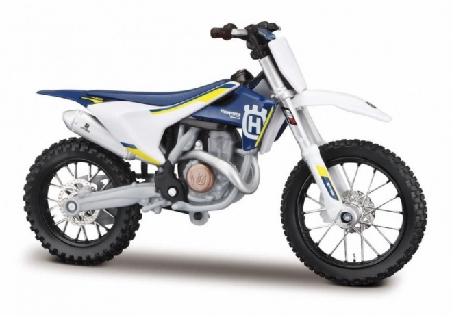 Metallmodell Motorrad Husqvarna FC 450 1:18 mit Ständer