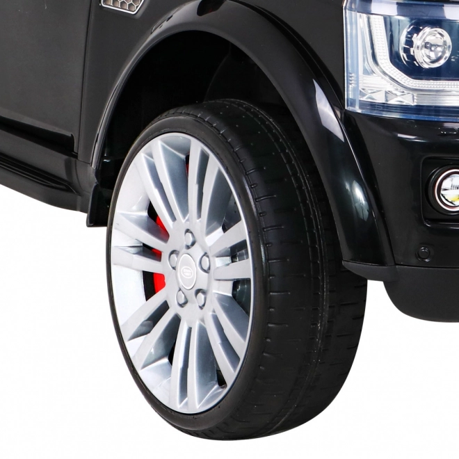 Land Rover Discovery Elektrisches Kinderauto Schwarz + Fernbedienung + EVA Räder + Langsamer Start + Radio MP3
