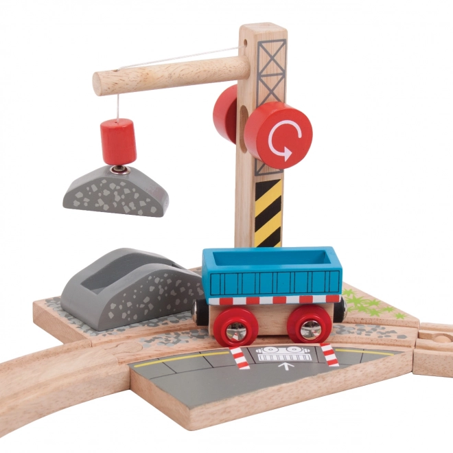 Bigjigs Rail Schotterkran