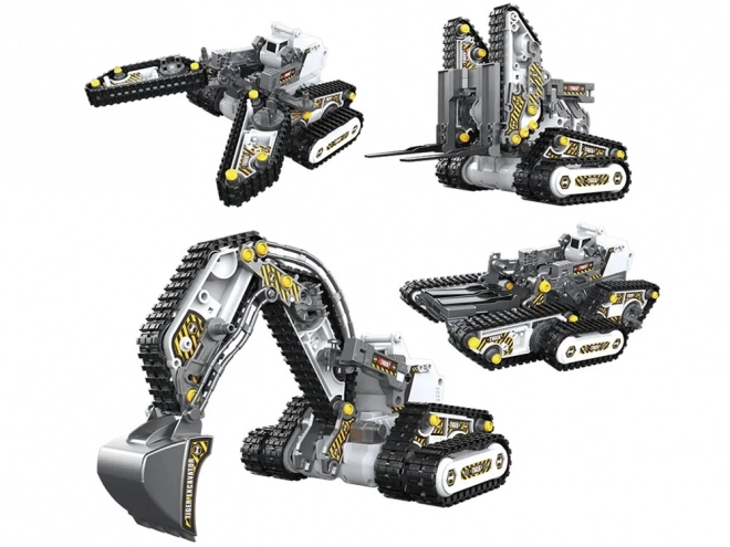 Bausatz 4-in-1 Fernbedienbare Baumaschinen