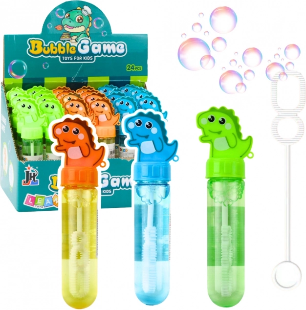 Seifenblasen Dinozaur mit Drei Löchern Farbmix 30ml