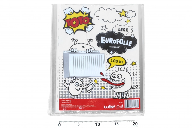 Glänzende Eurofolien A4 - 100 Stück