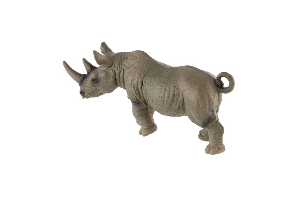 Zweihorn-Nashorn aus Kunststoff 14 cm im Beutel