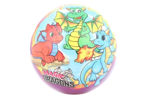 Ball mit Drachenmotiv 23 cm