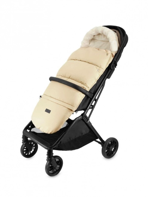 MoMi Kuschelwarmer Kinderwagen Fußsack 2-in-1 Beige