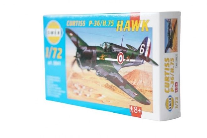 Curtiss Hawk P-36/H.75 Modellflugzeug 1:72