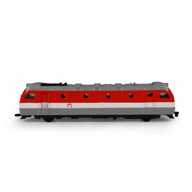 Metall-Lokomotive der Eisenbahngesellschaft Slowakei 17 cm