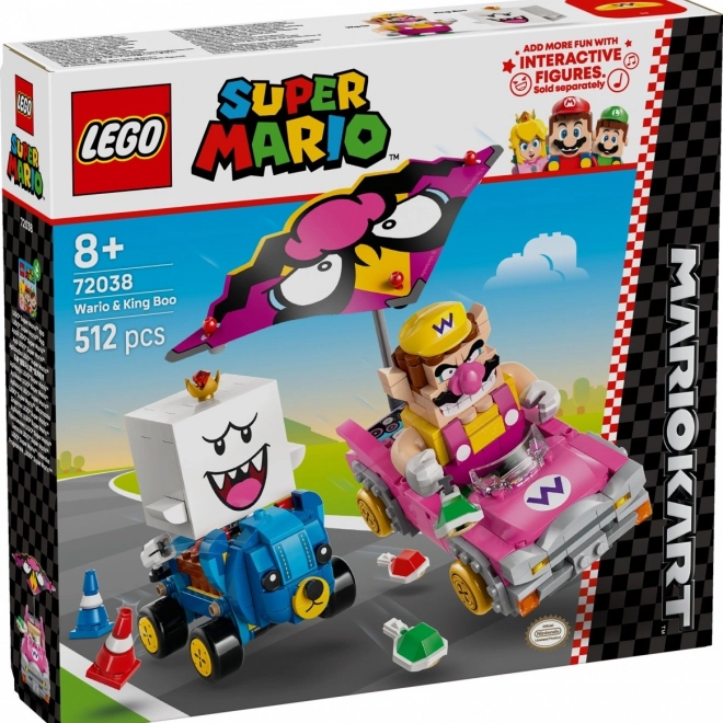 LEGO Super Mario Mario Kart Baukasten - Wario und König Buu Huu