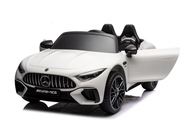 Elektrisches Kinderauto Mercedes AMG SL63 Weiß