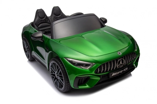 Elektrisches Kinderauto MERCEDES AMG SL63 Grün Lackiert